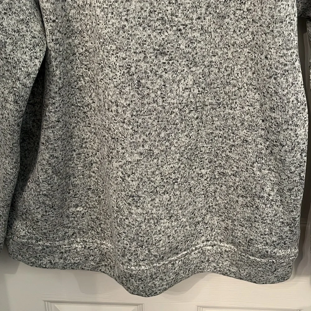 Eddie Bauer Men’s Gray Radiator Fleece Snap Mock‎ Pullover Size Extra Large